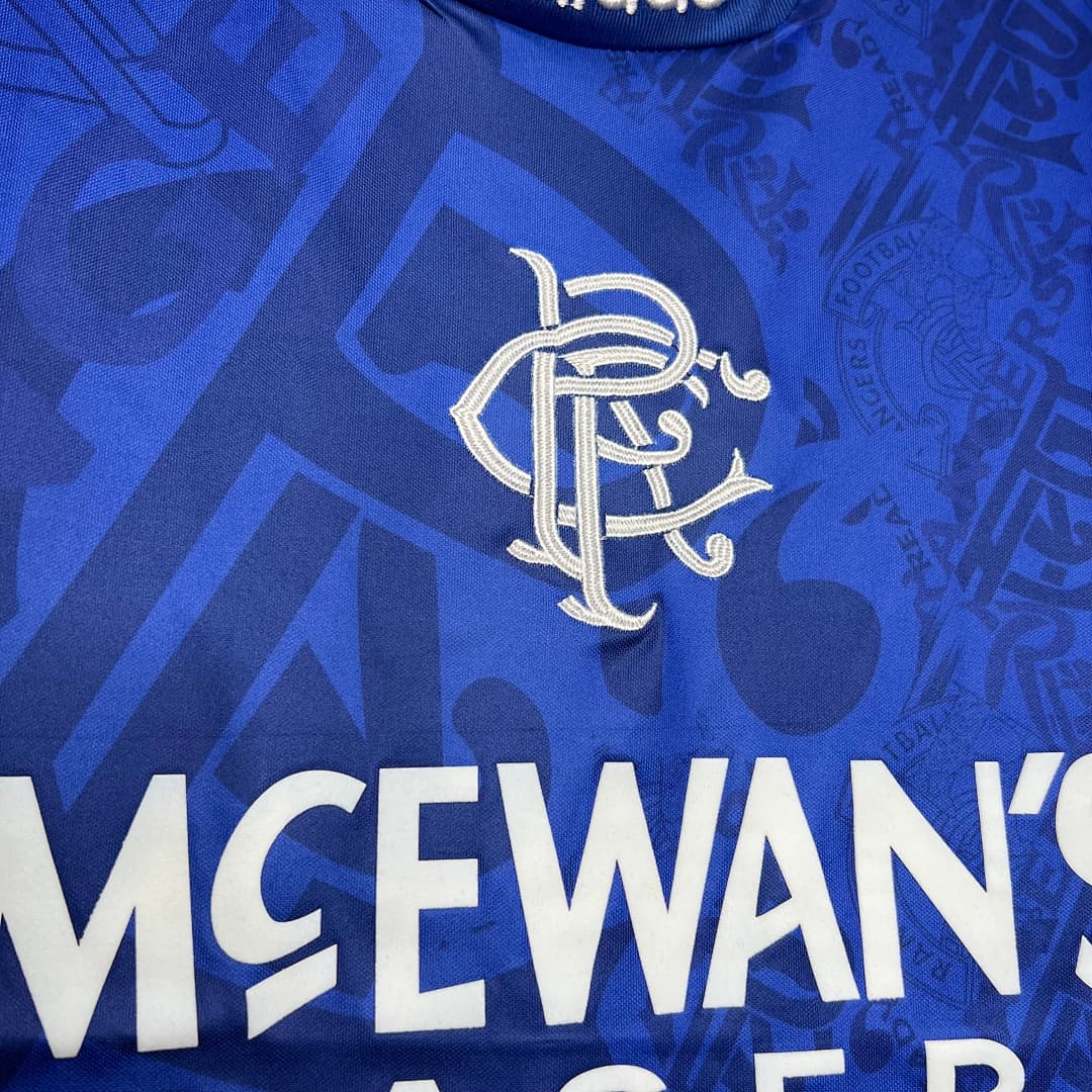 Rangers 199496 Maillot Domicile Retro miniature 3