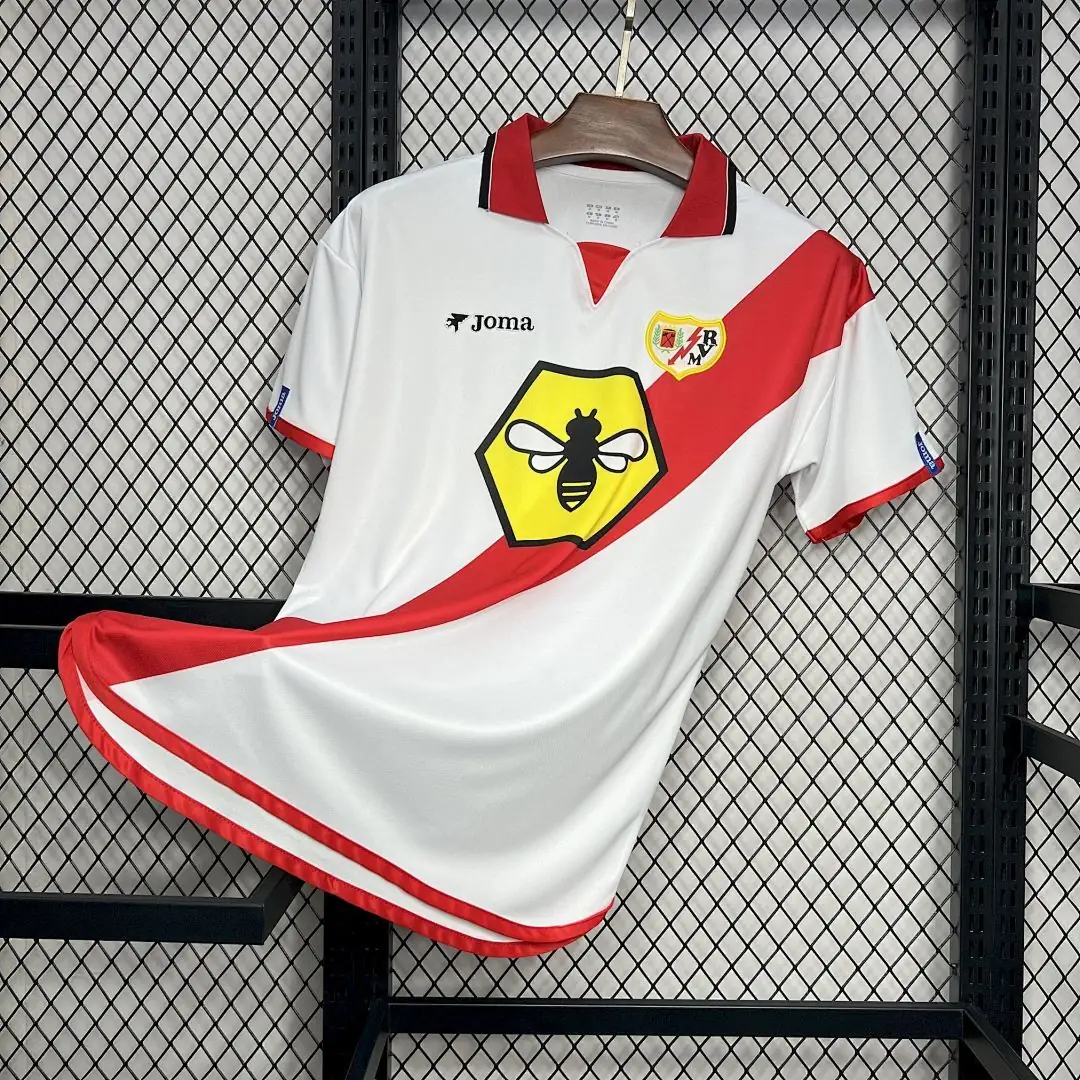 Rayo Vallecano 2001-2002 Maillot Domicile Retro
