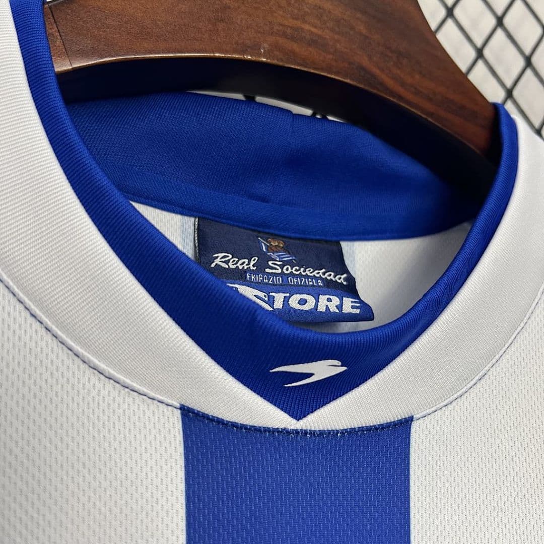 Real Sociedad 2002-2003 Maillot Domicile Retro miniature 4