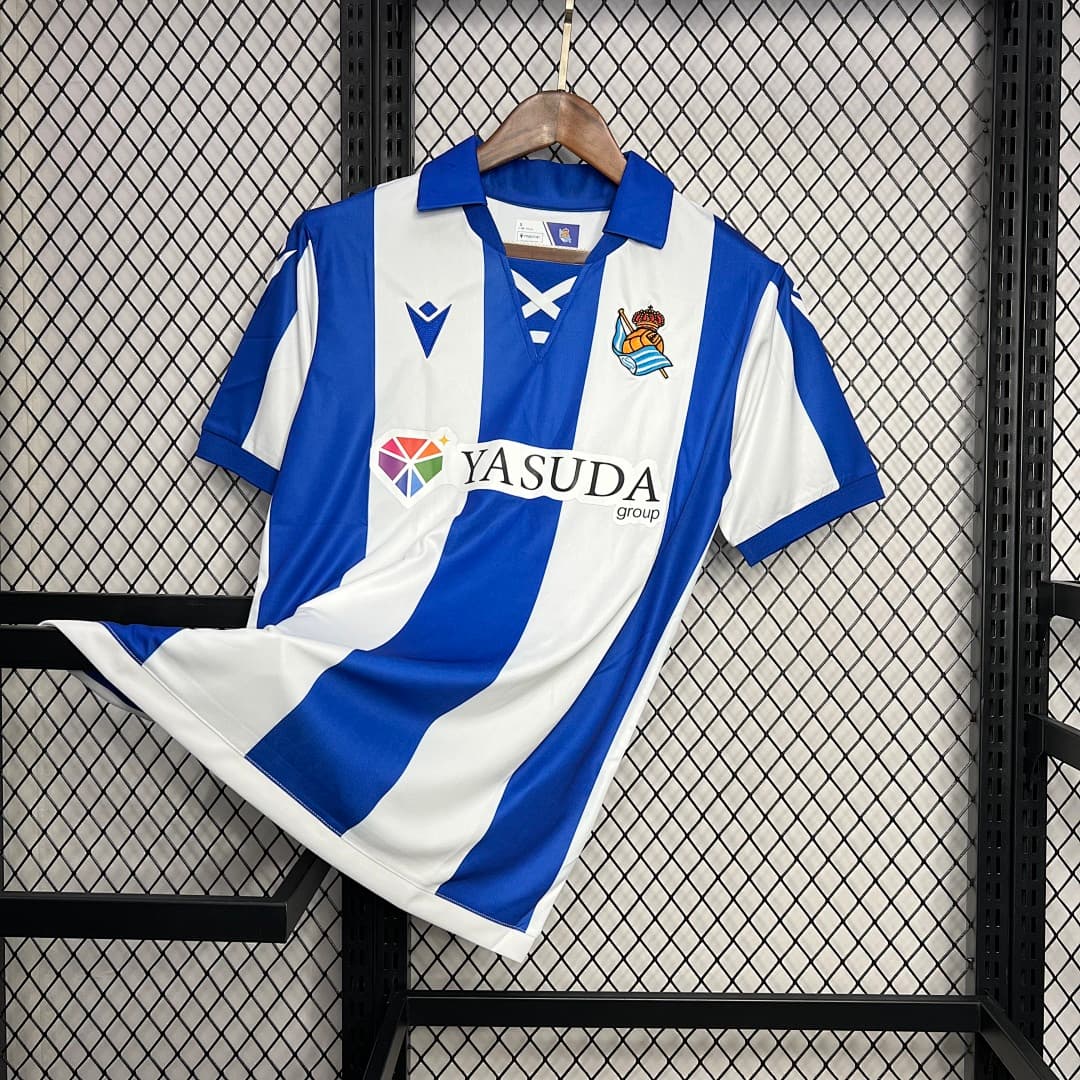 Real Sociedad 2024-2025 Maillot Domicile miniature 3
