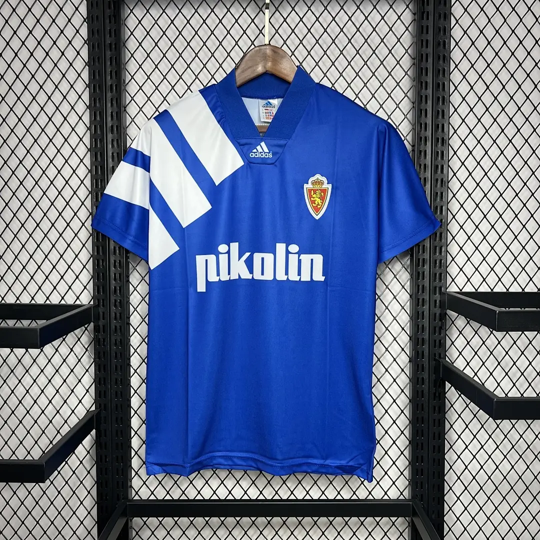 Real Zaragoza 199293 Maillot Extérieur Retro miniature 2