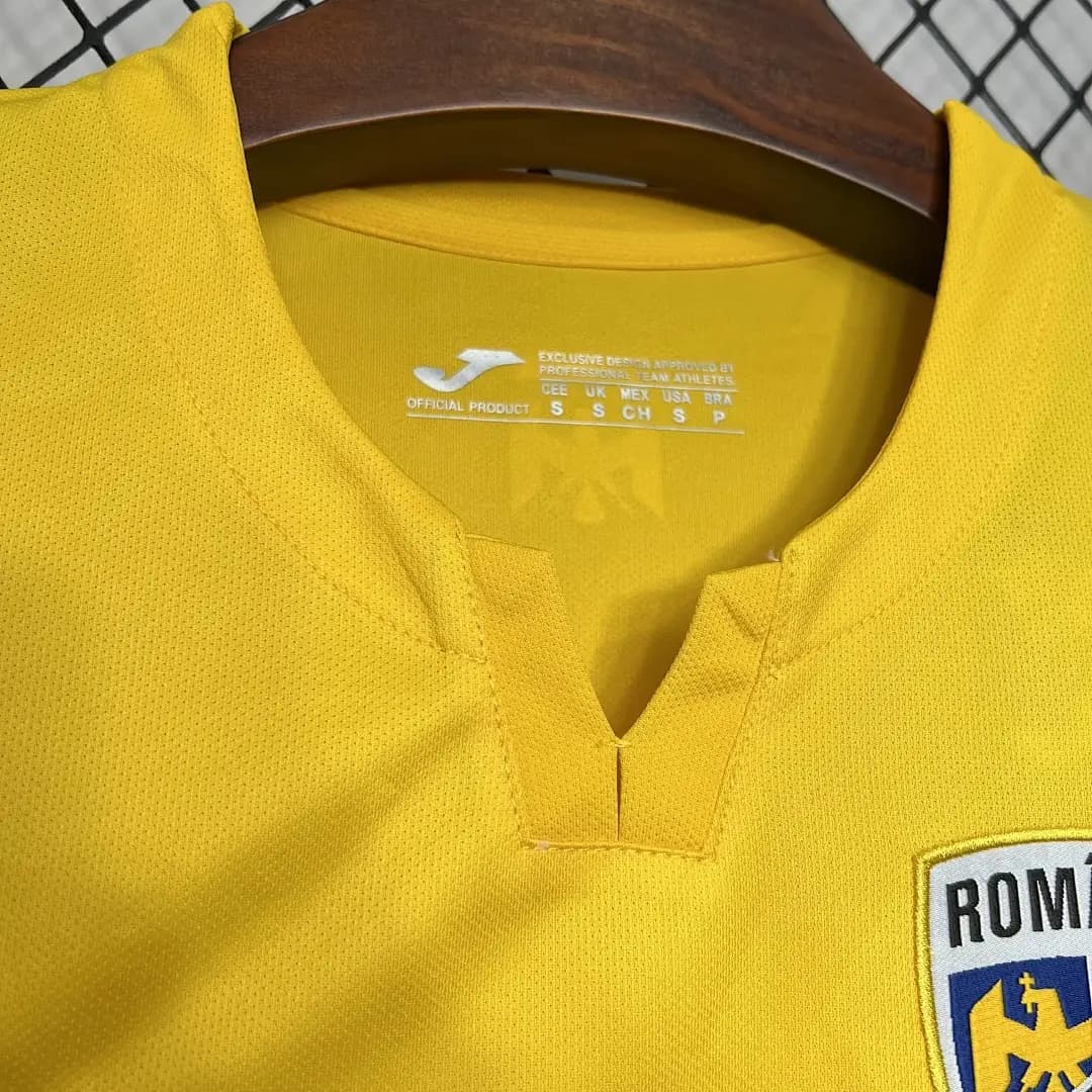 Romania 2024-2025 Euro Maillot Domicile miniature 2