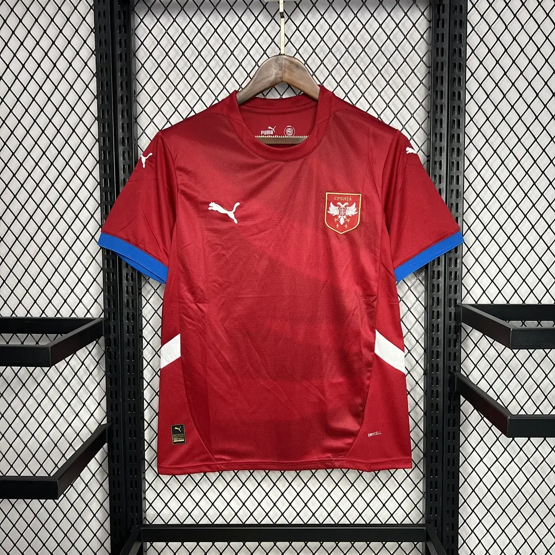 Serbia 2024-2025 Euro Maillot Domicile miniature 2