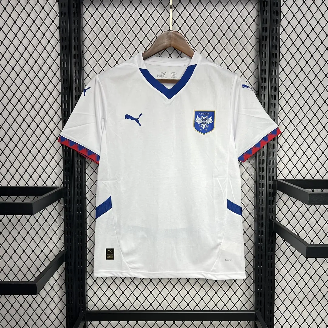 Serbia 2024-2025 Euro Maillot Extérieur miniature 2