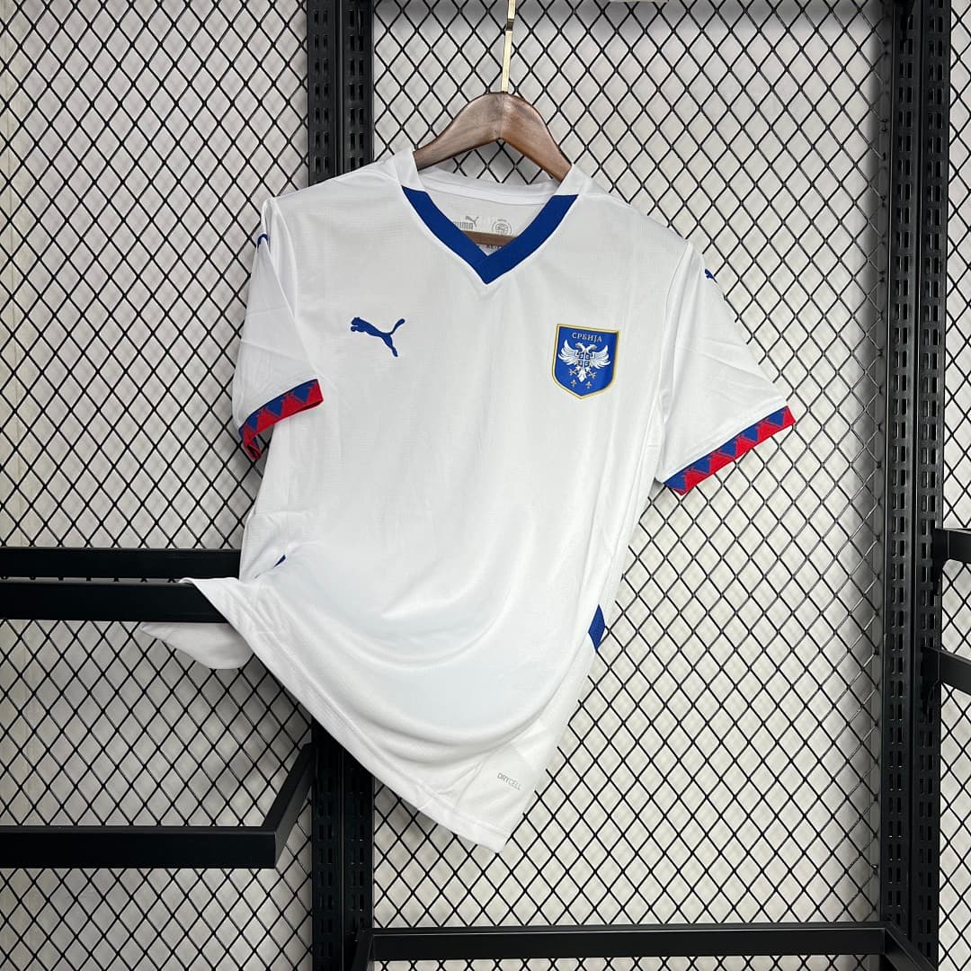 Serbia 2024-2025 Euro Maillot Extérieur miniature 5