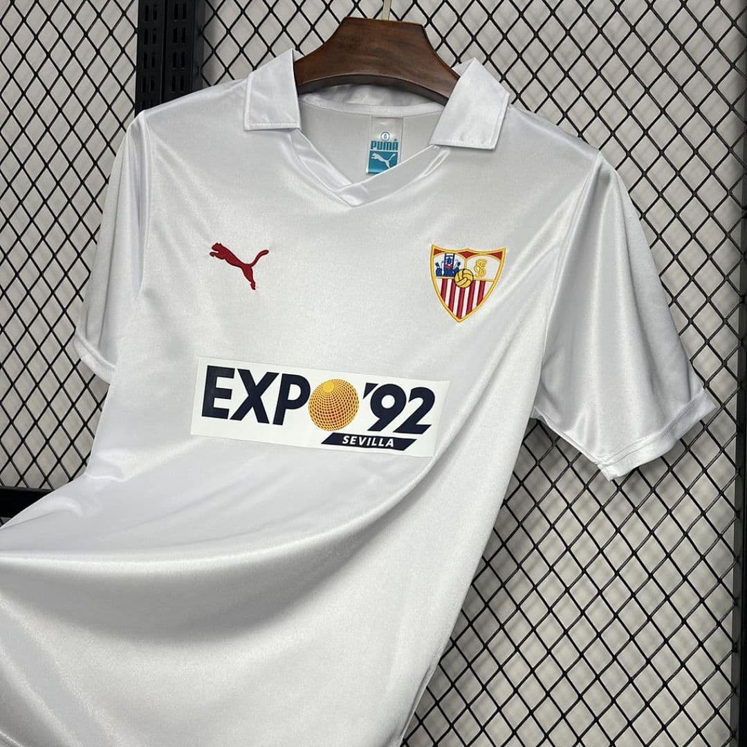 Sevilla Fc 198790 Maillot Domicile Retro miniature 5