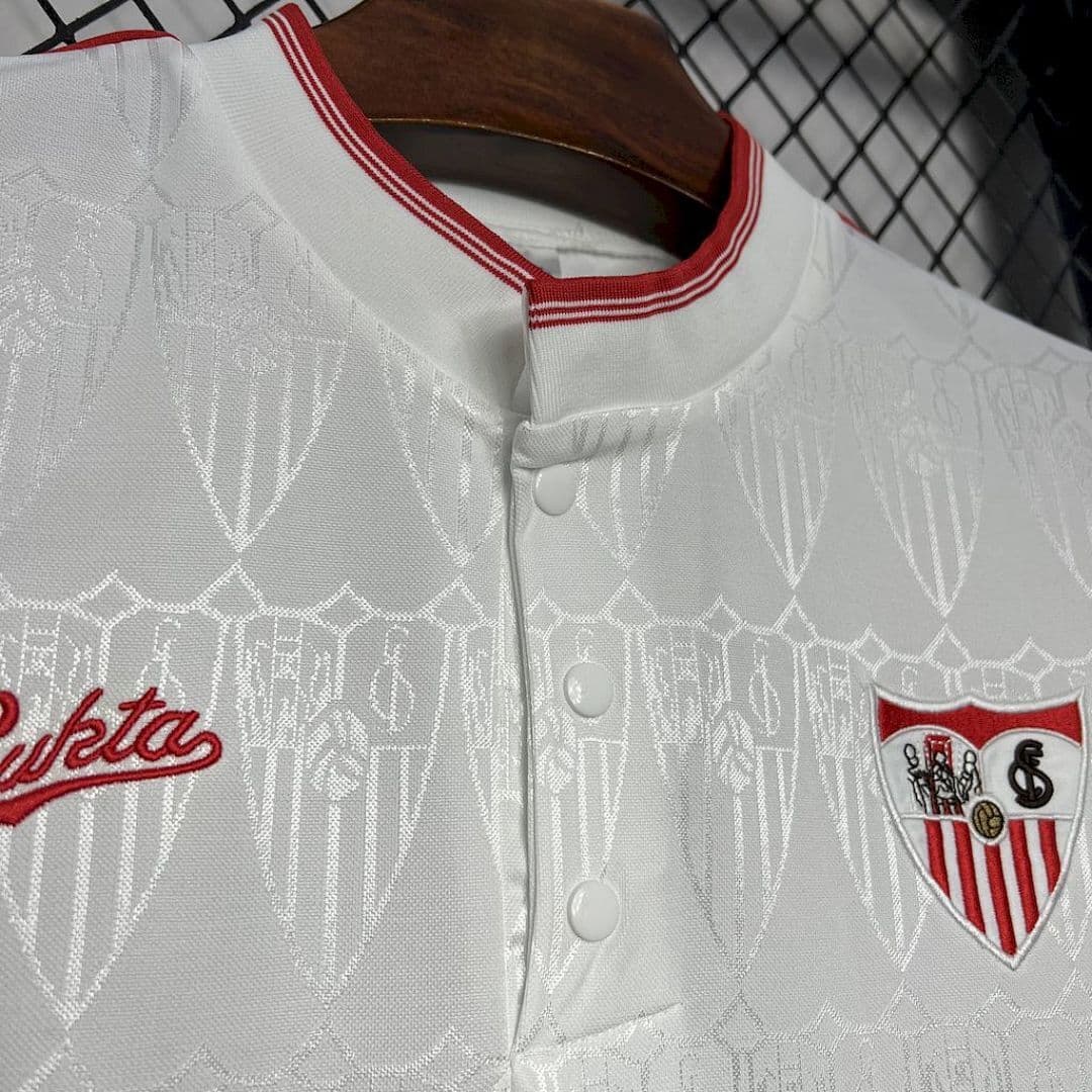 Sevilla Fc 199192 Maillot Domicile Retro miniature 3