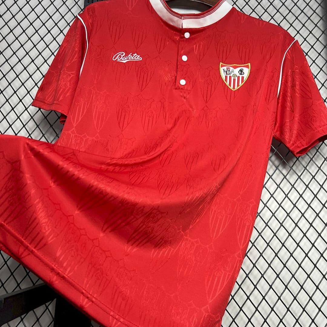 Sevilla Fc 199192 Maillot Extérieur Retro miniature 6