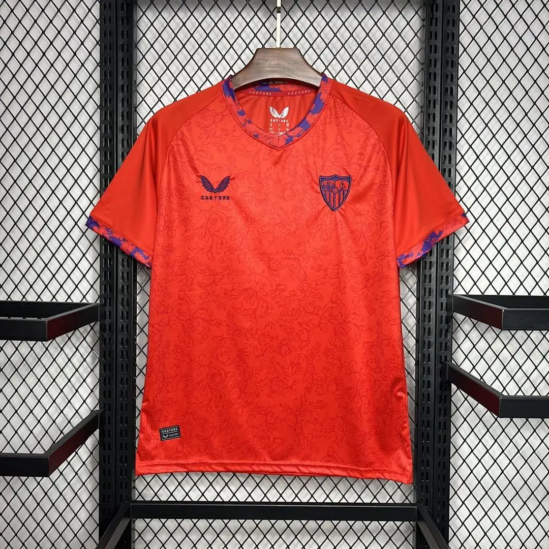 Sevilla Fc 2024-2025 Maillot Extérieur miniature 2