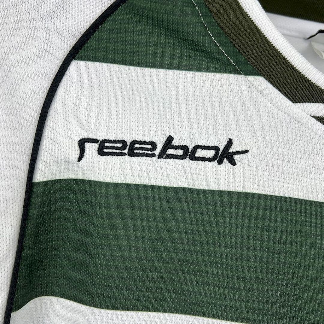 Sporting CP Maillot Domicile Manches Longues Retro miniature 3
