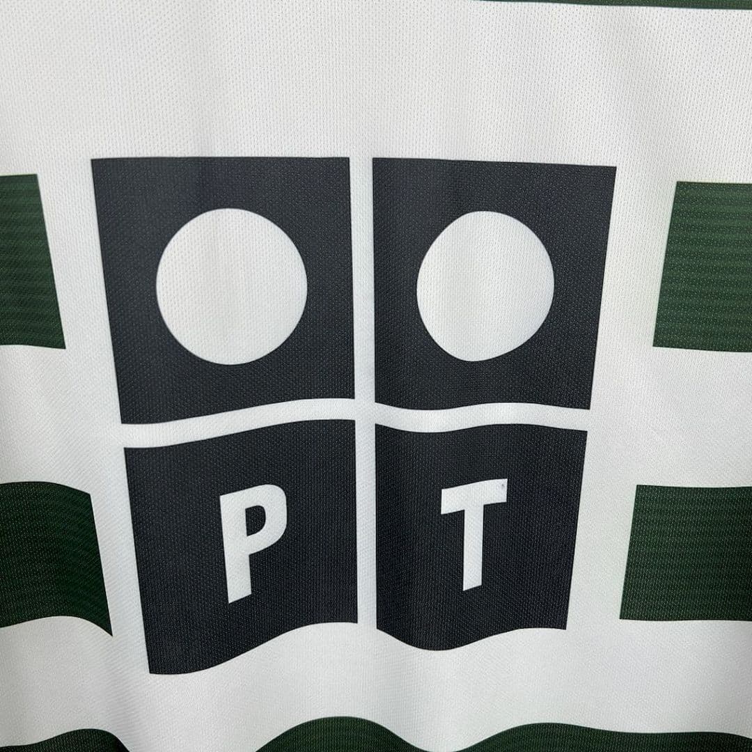 Sporting CP Maillot Domicile Manches Longues Retro miniature 5