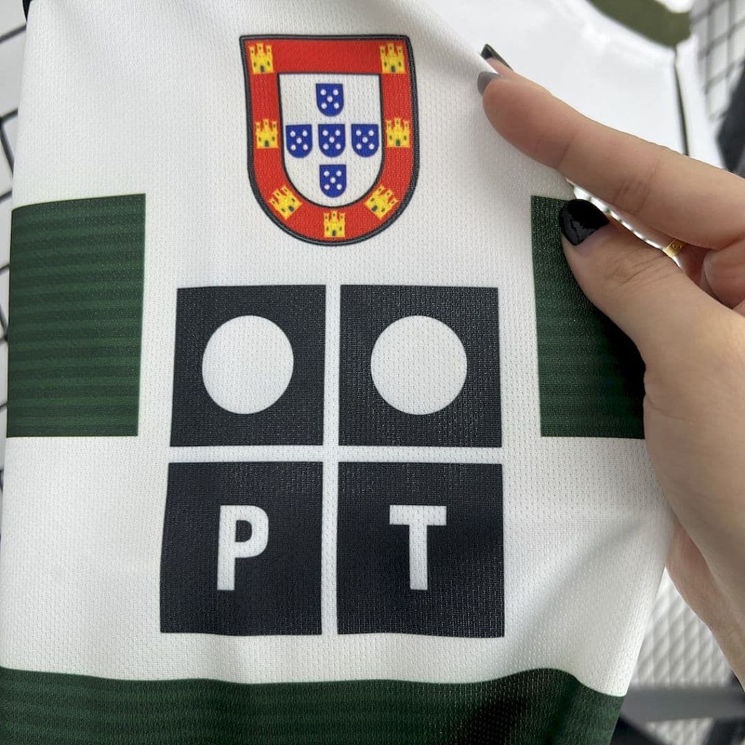 Sporting CP Maillot Domicile Manches Longues Retro miniature 8