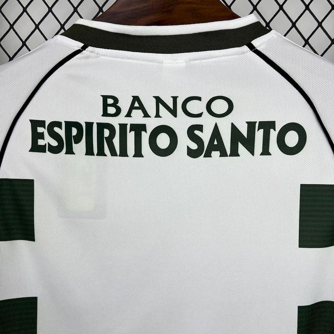 Sporting CP Maillot Domicile Manches Longues Retro miniature 9