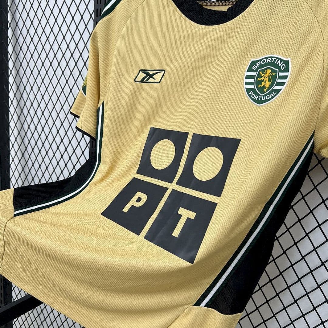 Sporting CP Maillot Extérieur Retro 2003-2004 miniature 6