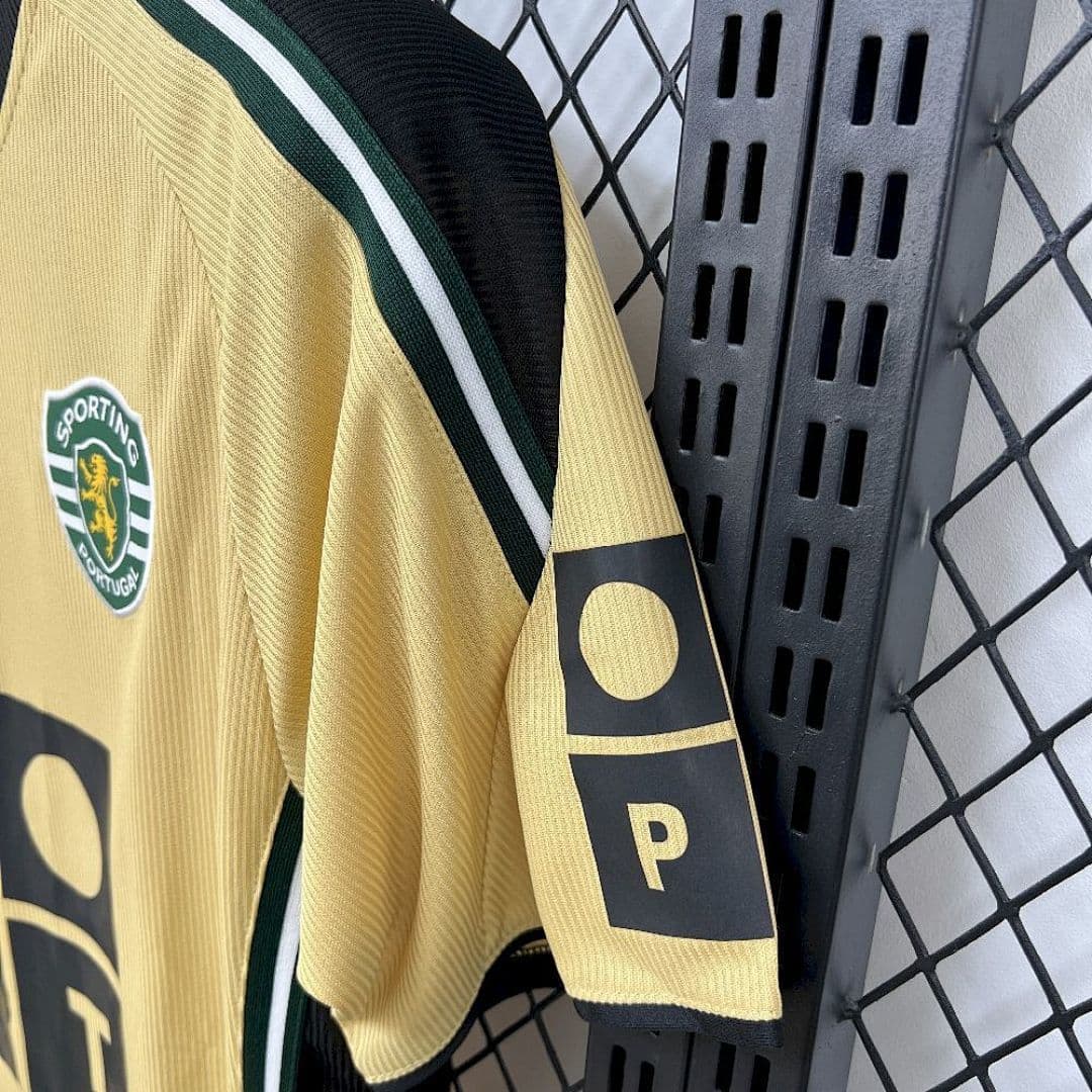 Sporting CP Maillot Extérieur Retro 2003-2004 miniature 7