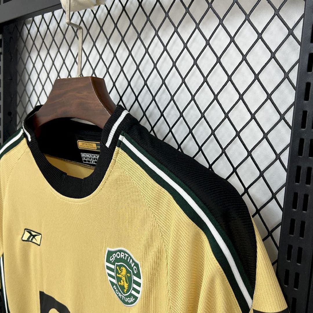 Sporting CP Maillot Extérieur Retro 2003-2004 miniature 10