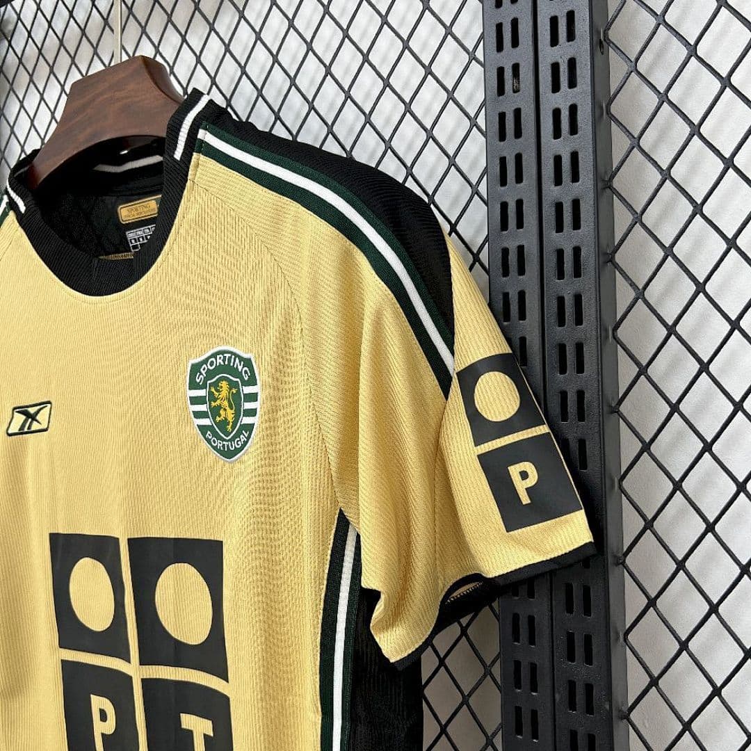 Sporting CP Maillot Extérieur Retro 2003-2004 miniature 11