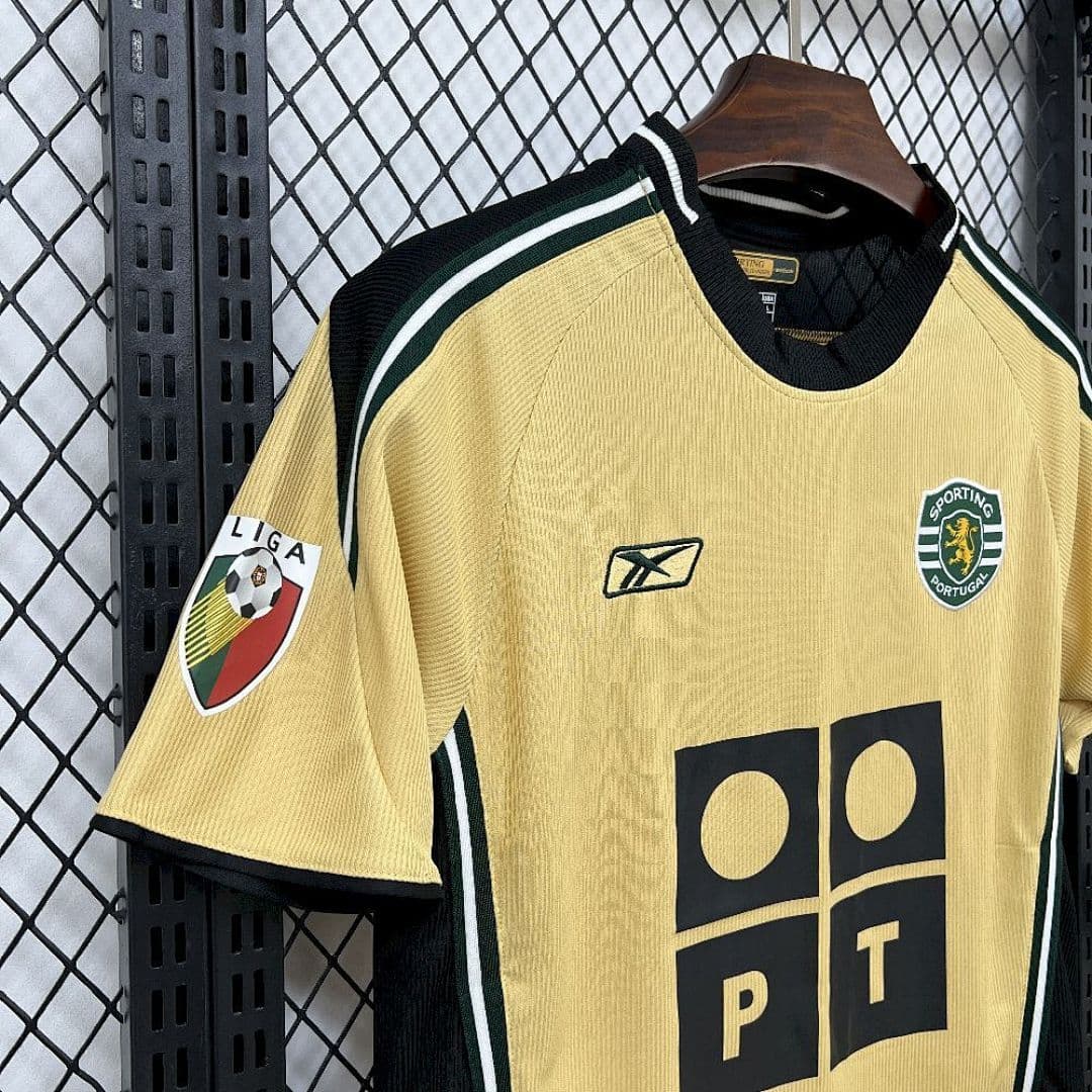 Sporting CP Maillot Extérieur Retro 2003-2004 miniature 12
