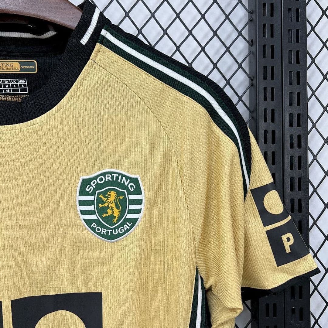 Sporting CP Maillot Extérieur Retro 2003-2004 miniature 14