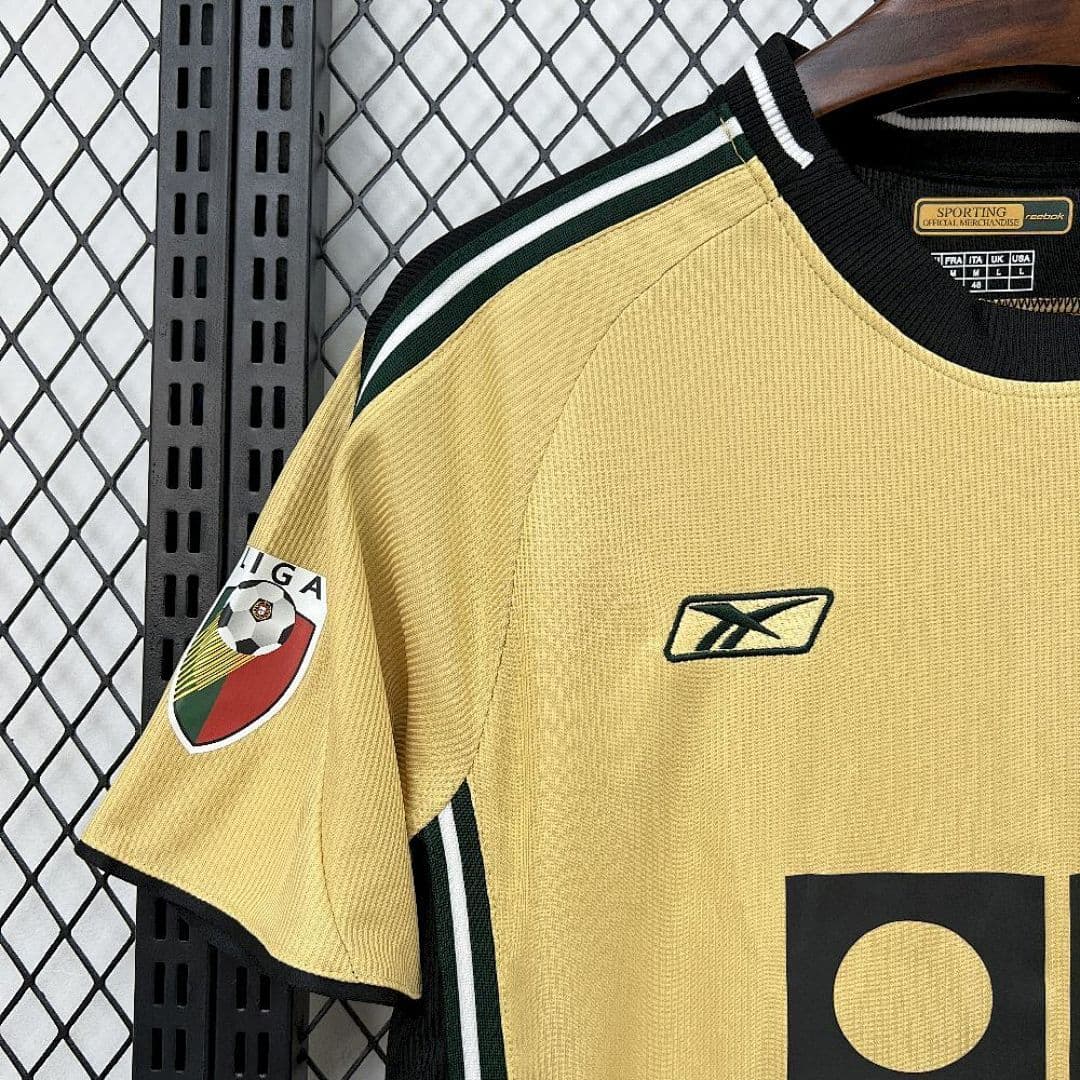 Sporting CP Maillot Extérieur Retro 2003-2004 miniature 15