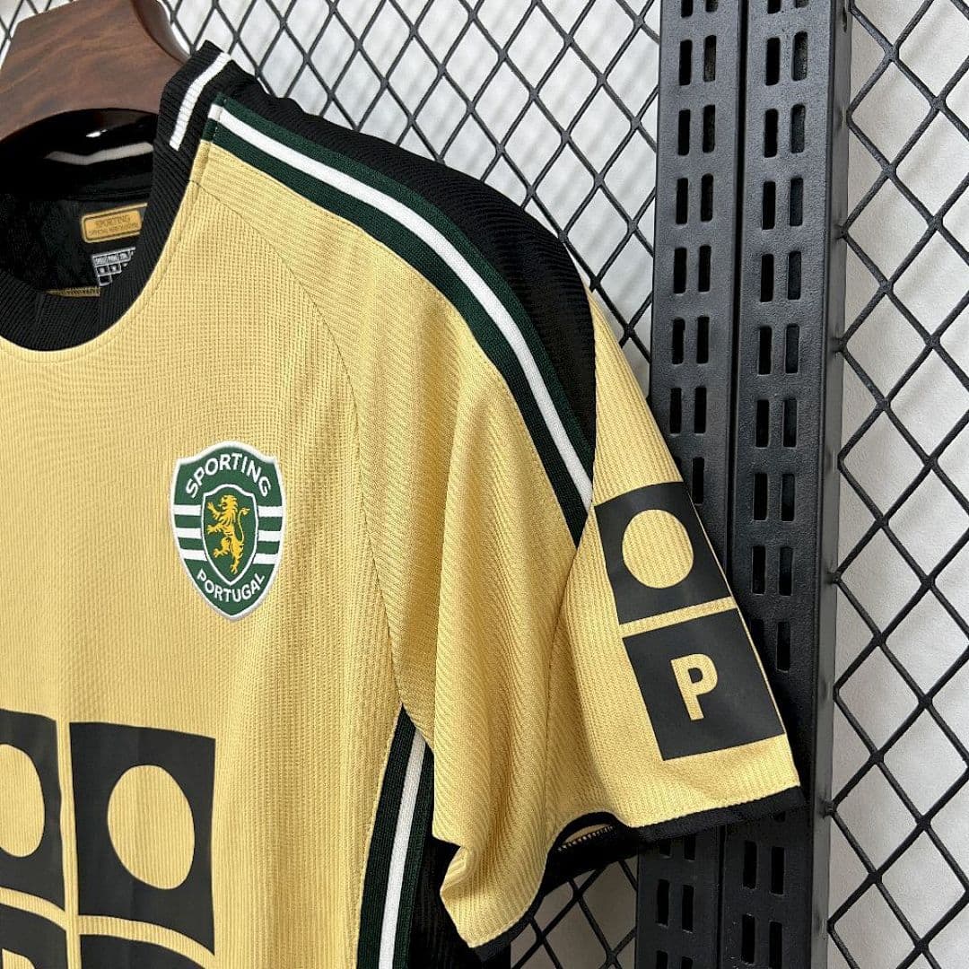 Sporting CP Maillot Extérieur Retro 2003-2004 miniature 17