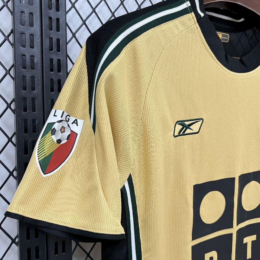 Sporting CP Maillot Extérieur Retro 2003-2004 miniature 18