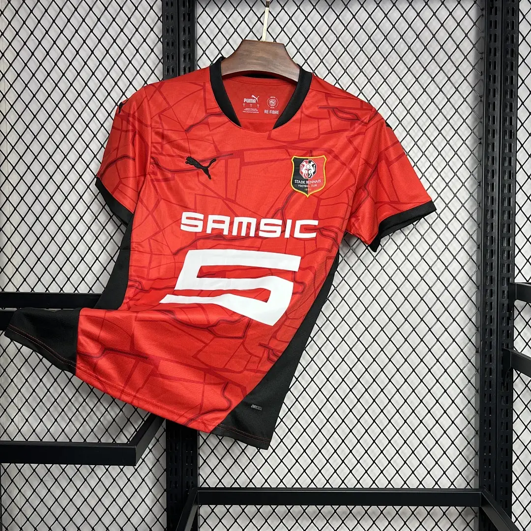 Stade Rennais 2024-2025 Maillot Domicile