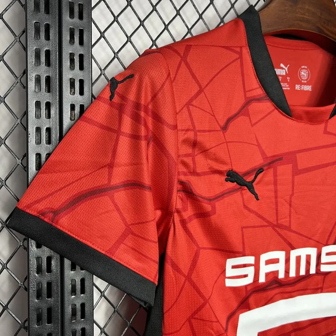 Stade Rennais 2024-2025 Maillot Domicile miniature 2