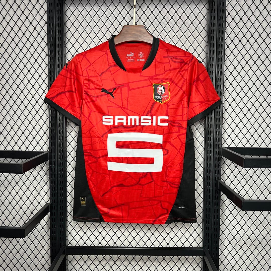 Stade Rennais 2024-2025 Maillot Domicile miniature 6