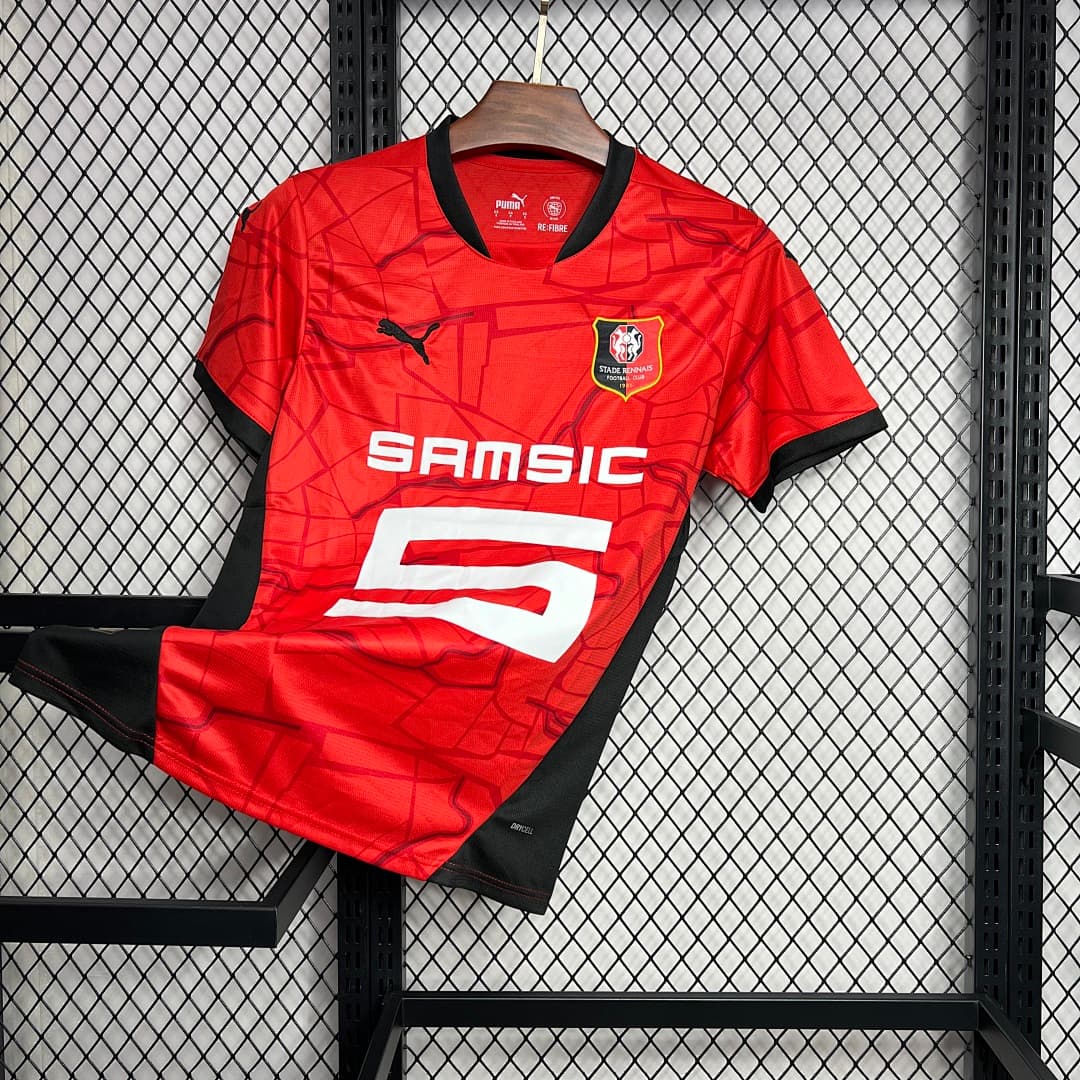 Stade Rennais 2024-2025 Maillot Domicile miniature 7