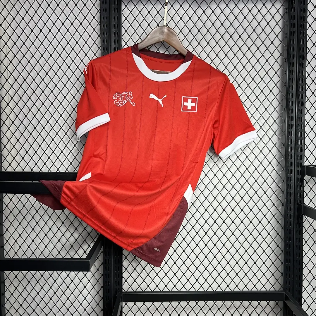 Switzerland 2024-2025 Euro Maillot Domicile