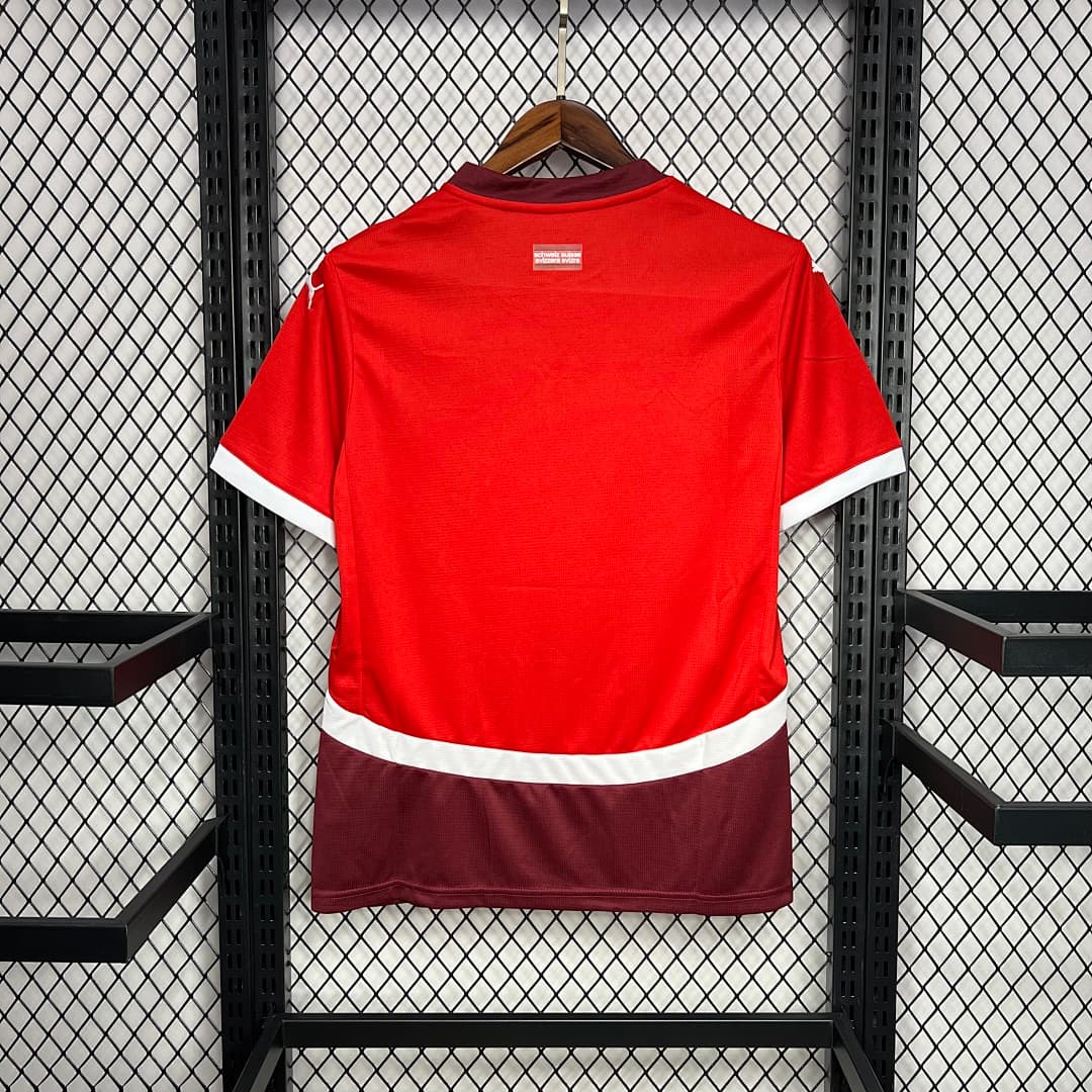 Switzerland 2024-2025 Euro Maillot Domicile miniature 6