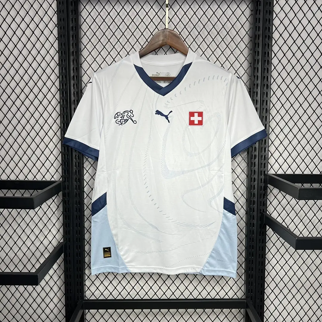 Switzerland 2024-2025 Euro Maillot Extérieur miniature 2