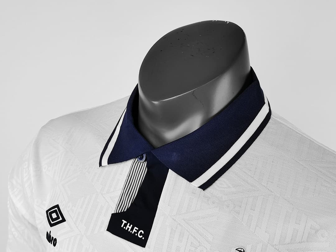 Tottenham Maillot Domicile Retro 1990 miniature 8