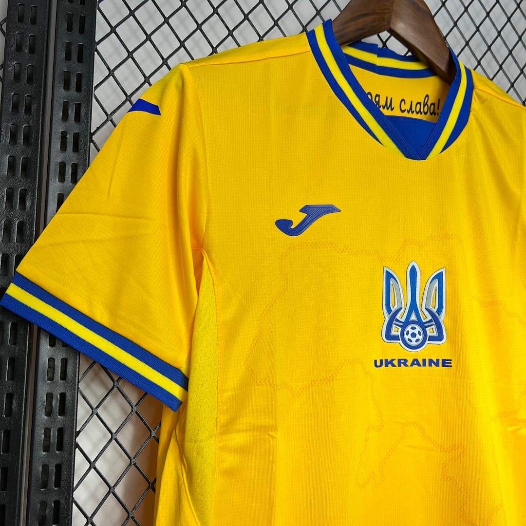 Ukraine 2024-2025 Euro Maillot Domicile miniature 4