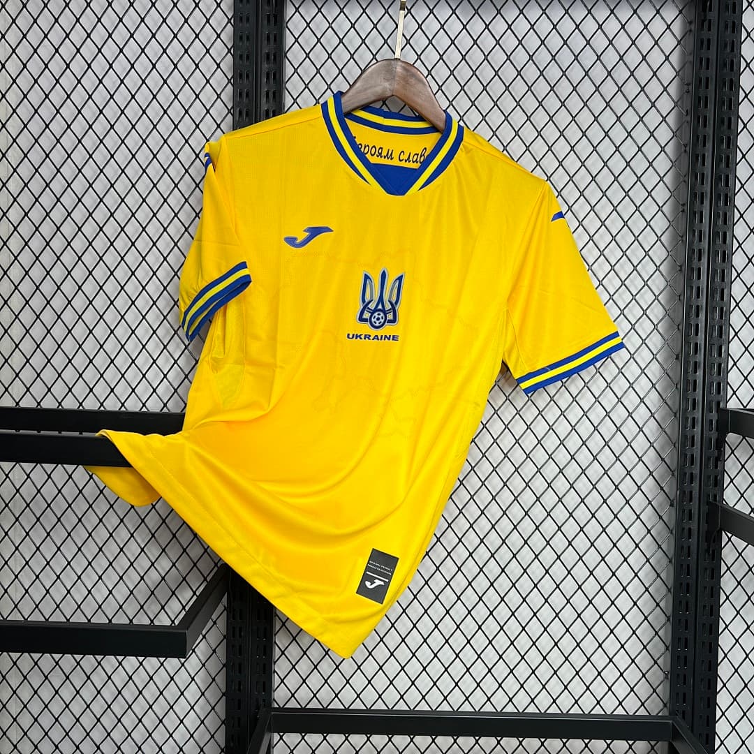 Ukraine 2024-2025 Euro Maillot Domicile miniature 6