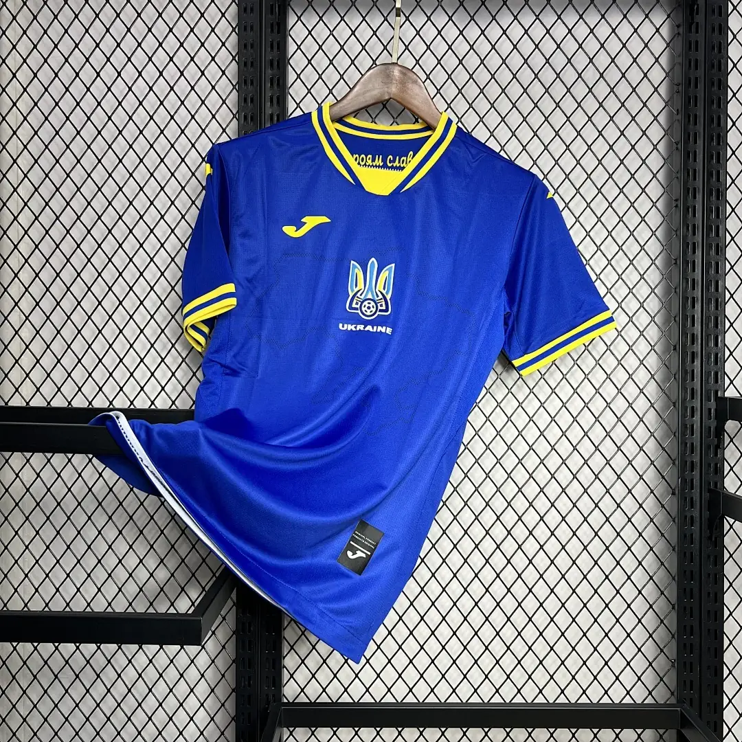 Ukraine 2024-2025 Euro Maillot Extérieur