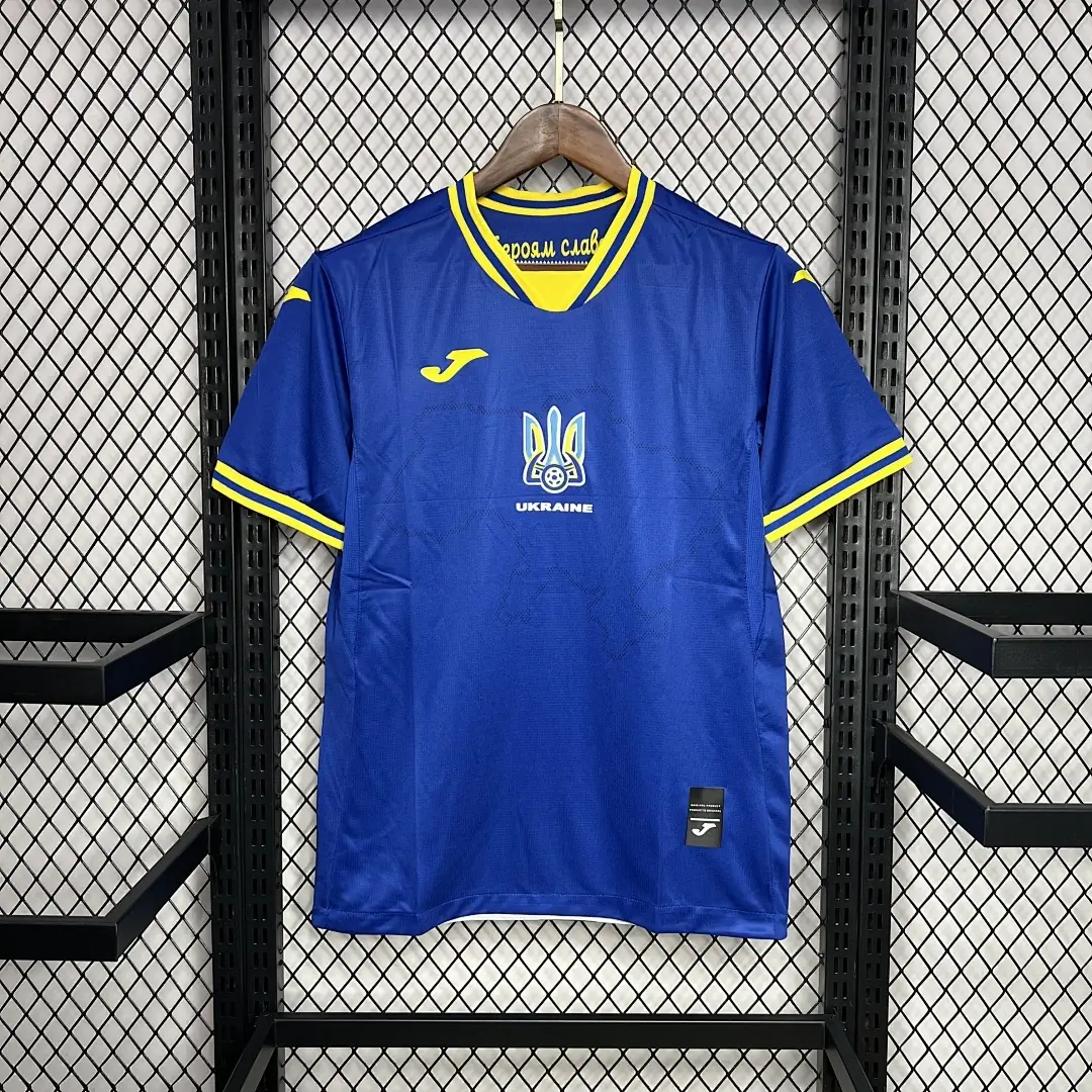Ukraine 2024-2025 Euro Maillot Extérieur miniature 2