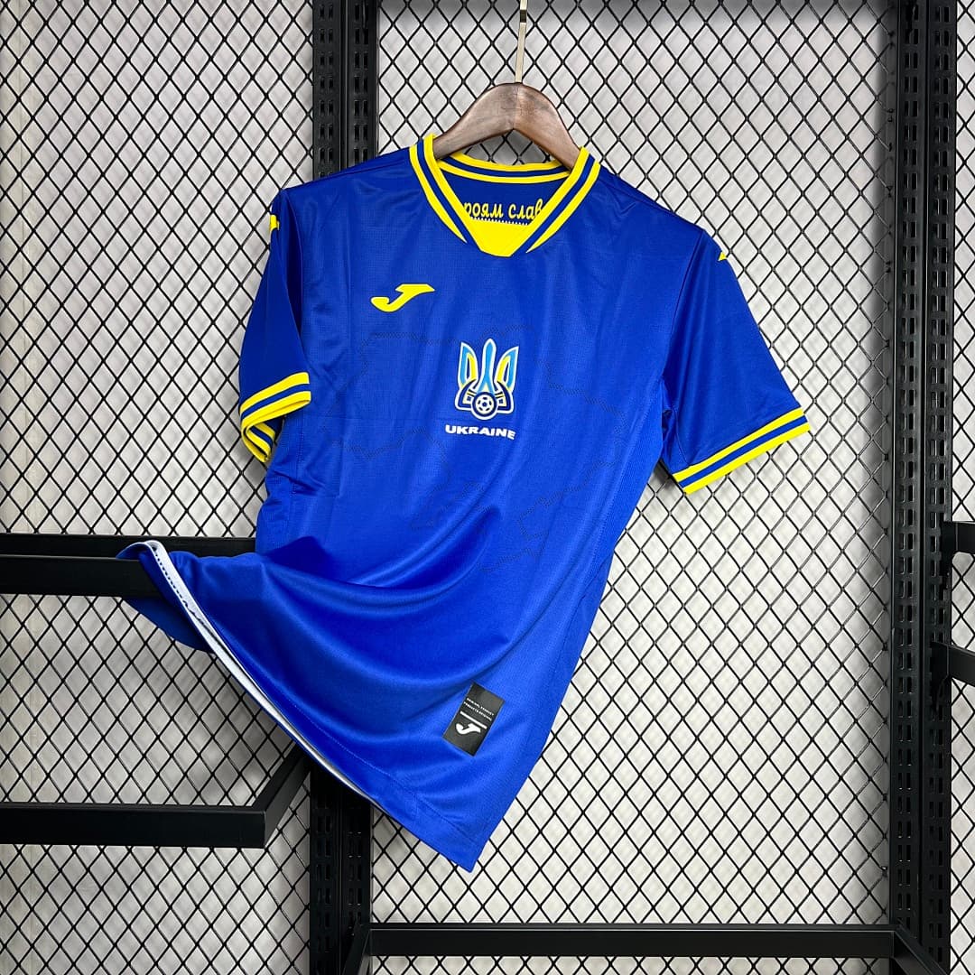 Ukraine 2024-2025 Euro Maillot Extérieur miniature 5