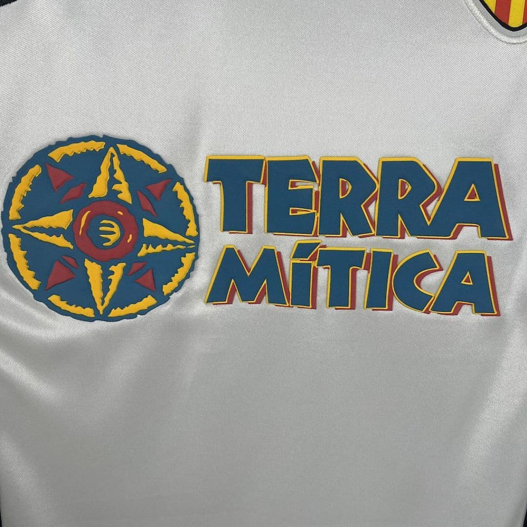 Valencia Cf 2000-2001 Maillot Domicile Retro miniature 5