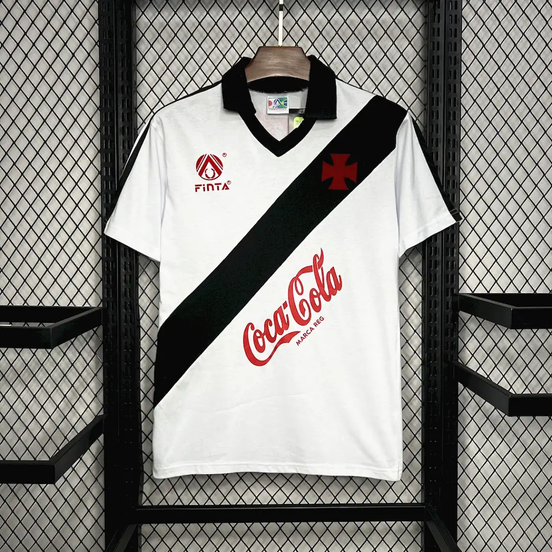 Vasco Da Gama Maillot Extérieur Retro 1988 miniature 2