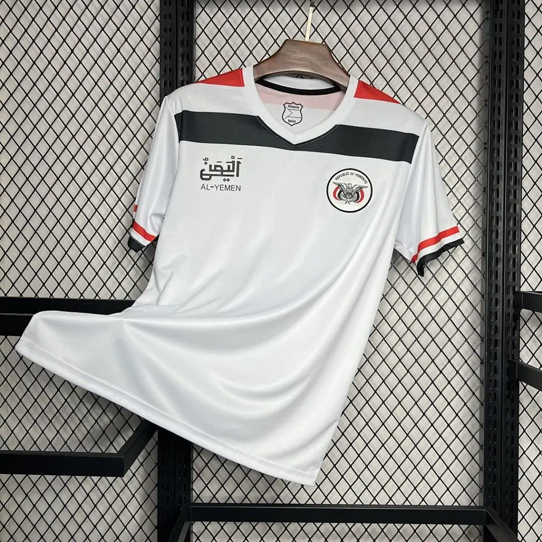 Yemen 2024-2025 White Maillot Domicile
