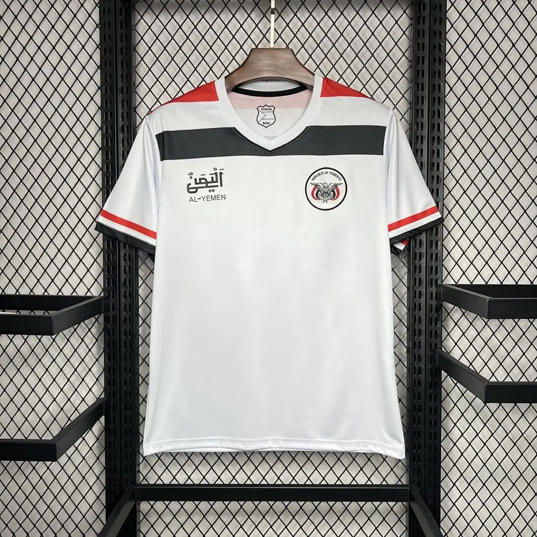 Yemen 2024-2025 White Maillot Domicile miniature 2