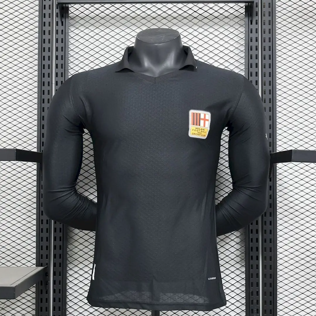 AC Milan Gardien Domicile Version Joueur Manches Longues Retro