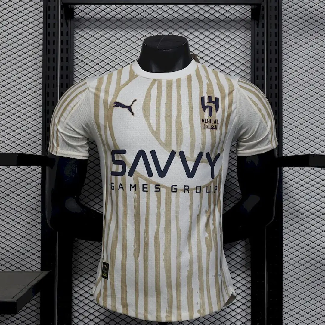Al Hilal Sc 2025-2026 Maillot Extérieur Version Joueur