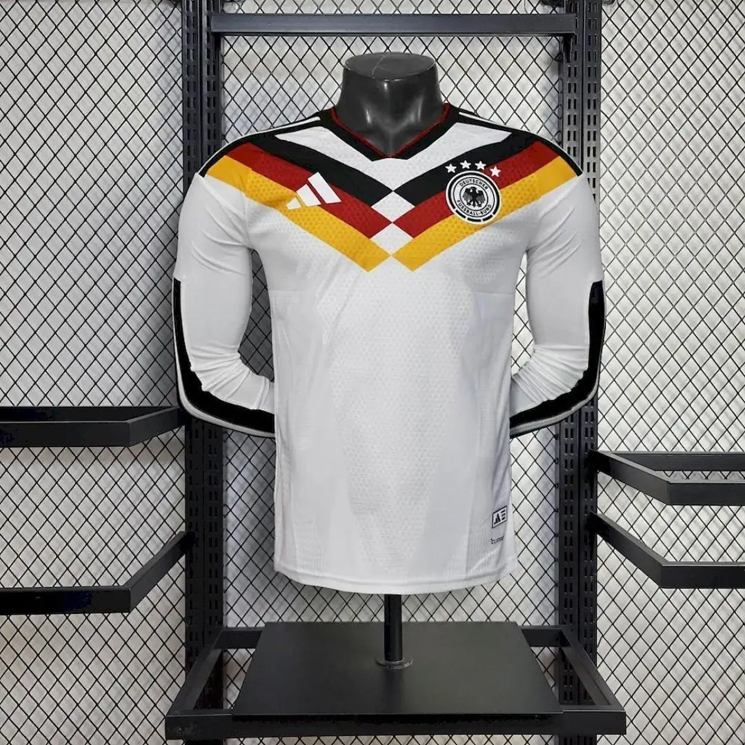 Allemagne Maillot Domicile Version Joueur Manches Longues 2026 - Photo 1
