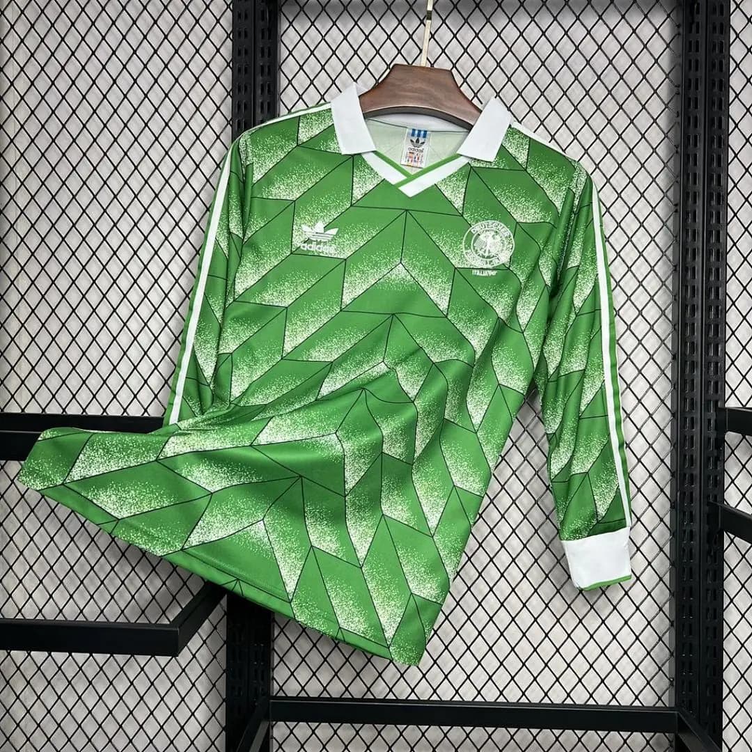 Allemagne Maillot Extérieur Manches Longues Retro 1990