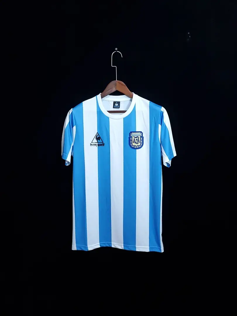 Argentine Maillot Domicile Retro 1986