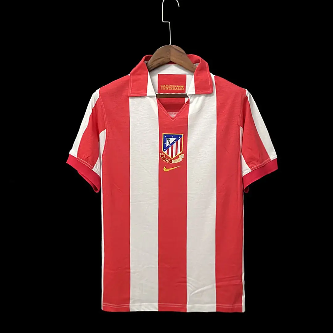 Atletico Madrid Maillot Domicile Retro 1903-2003 - Photo 1