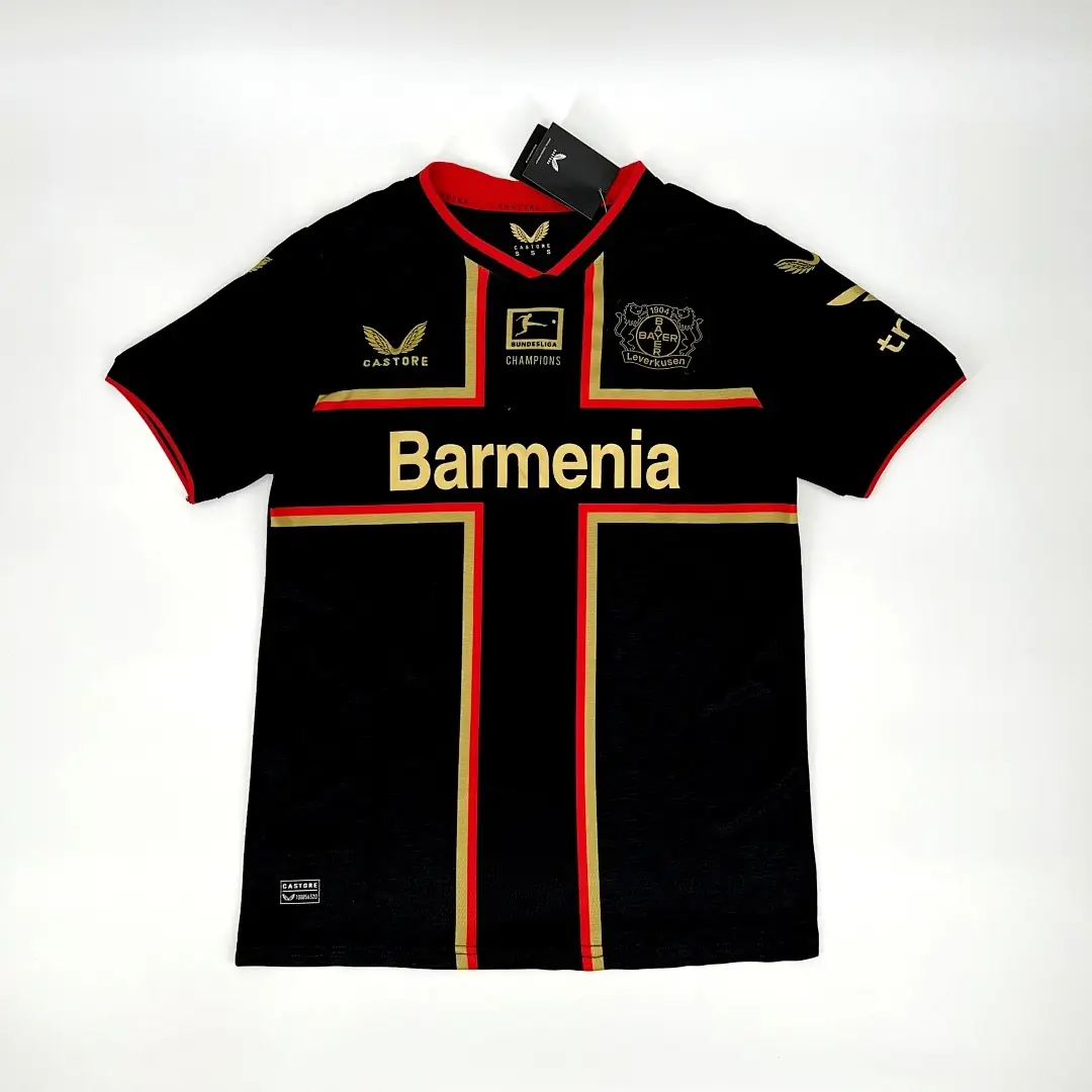 Bayer Leverkusen 2024-2025 Champion Edition Maillot Domicile